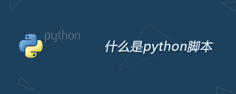 什么是Python脚本？ 
